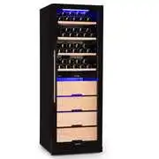 Klarstein Barossa 123 Duo, borhűtő, 226 liter, 123 palack, 2 zóna, érintésvezérlés akciós termékkép 1