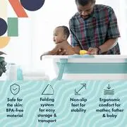 Folding Babify Babywanne könnyű összecsukható fürdőkád termék 2. képe