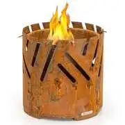 Blumfeldt Crown, 3 az 1-ben tűzrakóhely, Ø 46 cm, víz- és fagyálló, grilllap, grillrács, bambuszlap akciós termékkép 1