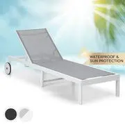 Blumfeldt Lucca Lounger, kerti nyugágy, alumínium, 4 szintes akciós termékkép 1