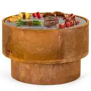 Blumfeldt Pompeji Rust, tűzrakóhely és grill, Ø 60cm, acél akciós termékkép 1