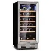 Klarstein Vinovilla 29 Built-In, beépíthető borhűtő, 81 liter, 29 palack, 1 zóna, üvegajtó, rozsdamentes acél akciós termékkép 1
