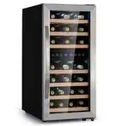 Klarstein Vinamour 33 Duo, borhűtő, 89 liter, 33 palack, 2 zóna, 5-18 °C, érintésvezérlés akciós termékkép 1