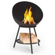 Blumfeldt Azuma, tűzrakóhely, Ø 66 cm, 2 mm, faszén- és grillrács, esővédő, piszkavas akciós termékkép 1