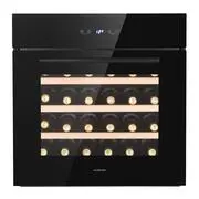 Klarstein Vinsider 30 Built-In Uno, beépített borhűtő, 77 liter, 30 palack, rozsdamentes acél akciós termékkép 1