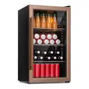 Klarstein Beersafe XXL, hűtőszekrény, 80 liter, 3 polc, E energiahatékonysági osztály, panoráma üvegajtó akciós termékkép 1