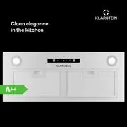 Klarstein Paolo 72 beépíthető páraelszívó 72 cm 520 m³/h LED Touch A++ termék 2. képe