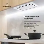 Klarstein Hektor Eco, páraelszívó, 52 cm, 466 m³/ó, érintéses vezérlés, üveg termék 2. képe