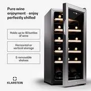 Klarstein Shiraz Premium Smart 18, Borhűtő akár 18 palack részére termék 2. képe