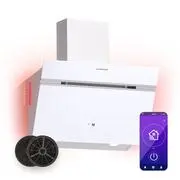 Klarstein Alina 3.0 60 Smart, páraelszívó, 60 cm, 600 m³/ó, LED kijelző, környezeti világítás, WiFi akciós termékkép 1