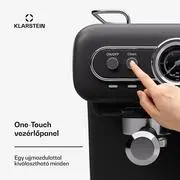 Klarstein Espressionata Evo, eszpresszógép, 1350 W, 19 Bar, 1,2 l, 2 csésze termék 2. képe