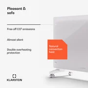 Klarstein Bornholm Smart 2500, konvektor, 2500 W, WiFi, LED, IP24 termék 2. képe
