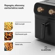 Klarstein AeroCrisp 9, forrólevegős fritőz, 1900 W, 9 liter, forgatható gombok termék 2. képe