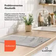 Klarstein Delicatessa Domino Prime, beépített indukciós főzőlap, 2 zónás, 3500 W, önállóan működő termék 2. képe