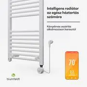 Blumfeldt Harrison Smart elektromos radiátor 50 x 100 cm 400 W App 3 törölközőmelegítő termék 2. képe