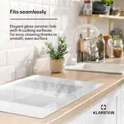 Klarstein Delicatessa 77 Flex beépíthető indukciós főzőlap 4 zóna 7000 W üvegkerámia termék 2. képe