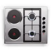 Klarstein MultiChef 4 Hot Plate, villany és gáz főzőlap, 4 főzőzóna, 2 égő, 2 villany főzőlap akciós termékkép 1