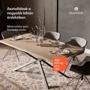 Blumfeldt Clydebank Dining Legs asztallábak| 71 x 70 x 120 cm (M x Sz x M), fém termék 2. képe