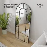 Casa Chic Archway, francia fali tükör, alumínium keret, 57 x 120 cm termék 2. képe