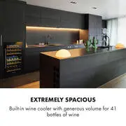 Klarstein Vinsider 35 Onyx Edition, beépített borhűtő, G energiahatékonysági osztály termék 2. képe