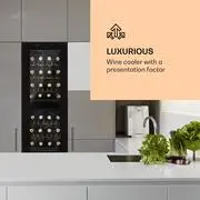 Klarstein Bellevine Deux 39 Flex, borhűtő, 105 l, 39 palack, 2 zóna termék 2. képe