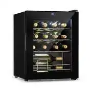 Klarstein Shiraz, borhűtő, 42 liter, 131 W, 5 - 18 °C, érintőképernyős vezérlőpanel, fekete akciós termékkép 1