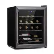 Klarstein Ultimo 16 Uno, borhűtő, 42 liter, 16 palack, 5 - 18°C, érintőképernyős vezérlőpanel akciós termékkép 1