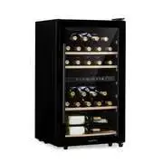 Klarstein Barossa 34 Duo, borhűtő, 2 zóna, 34 palack, üvegajtó, érintésvezérlés, fekete akciós termékkép 1