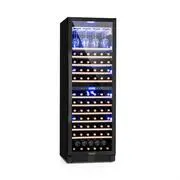 Klarstein Vinovilla Onyx Grande Duo, borhűtő, 425 liter, 165 palack, 3 színű LED világítás, fekete akciós termékkép 1