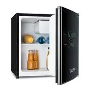 Klarstein Spitzbergen Aca, hűtőszekrény fagyasztóval, 46 liter, E energiahatékonysági osztály, fekete akciós termékkép 1