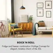 Klarstein Audrey Mini, retró hűtőszekrény, 48 l, 2 szint, F energiaosztály termék 2. képe