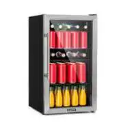 Klarstein Beersafe 3XL, hűtőszekrény, 98 liter, 4 csúsztatható polc, 7 szint, fekete akciós termékkép 1