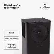 Klarstein Aero Ring 7K, Smart, légkondicionáló, 7 000 BTU, mobil és intelligens, max. 25 m², hangvezérlés termék 2. képe