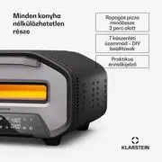 Klarstein PizzaForno elektromos pizzasütő 1 700 W teljesítménnyel, 7 program + memória funkció, digitális kijelző termék 2. képe
