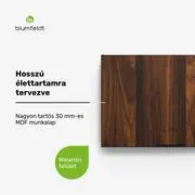Blumfeldt WoodVista páraelszívó szekrény, Robusztus, Gázrugók, Könnyen tisztítható termék 2. képe