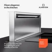 Klarstein Royal Flush Eco 90, páraelszívó, 90 cm, 604 m³/h, EEK A++, aktívszén szűrőkkel együtt termék 2. képe
