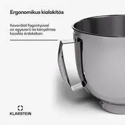 Klarstein Chiara rozsdamentes acél tál, 5 l, alkalmas mosogatógépbe, ergonomikus fogantyú, kompatibilis, rozsdamentes termék 2. képe