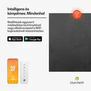 Blumfeldt Heat Square, Infravörös fűtés, WiFi vezérlés, 350 W, IP44 termék 2. képe