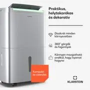 Klarstein DryFy Connect 50 párátlanító, 50 l / nap, 45-55 m², app vezérlés, mobil, víztartály termék 2. képe
