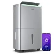 Klarstein DryFy Connect 50 párátlanító, 50 l / nap, 45-55 m², app vezérlés, mobil, víztartály akciós termékkép 1