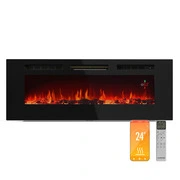 Klarstein Galeras Smart Intelligens elektromos kandalló, 2 hőmérséklet beállítás, 16 - 30°, LED lángillúzió, IOT csatlakozási lehetőség akciós termékkép 1