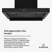 Klarstein AeroClean páraelszívó, 649,9 m³/h, 4 szint, EEK A++, elszívás/recirkuláció termék 2. képe