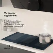 Klarstein Delicatessa 90 Full Flex beépített indukciós főzőlap, 7500 W, Flexi zóna, Booster, Indukció termék 2. képe