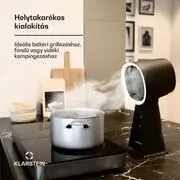 Klarstein WanderVent páraelszívó, 200 m³/h, Kompakt kialakítás| Akkumulátor termék 2. képe