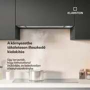 Klarstein TurboMax páraelszívó, 380 m³/h, A+ hatékonyság, Dupla működés, 3 szint, LED termék 2. képe
