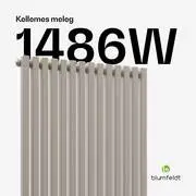 Blumfeldt Delgado radiátor, Modern kivitel, 60 x 180 cm, 1486 W, Központi vagy oldalsó csatlakoztatás termék 2. képe