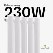 Blumfeldt Tallheo radiátor 60x30 230W termék 2. képe