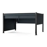 Blumfeldt Pantheon Cortina pavilon 3x4 m, időjárásálló, alumínium, porfestett, redőnyök akciós termékkép 1