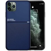 Samsung Galaxy A42 5G / M42 5G SM-A426B / M426B, Szilikon tok, közepesen ütésálló, mágneses tartóval kompatibilis, karbon minta, Wooze Carbon, sötétkék akciós termékkép 1