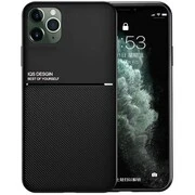 Samsung Galaxy M31 SM-M315F, Szilikon tok, közepesen ütésálló, mágneses tartóval kompatibilis, karbon minta, Wooze Carbon, fekete akciós termékkép 1